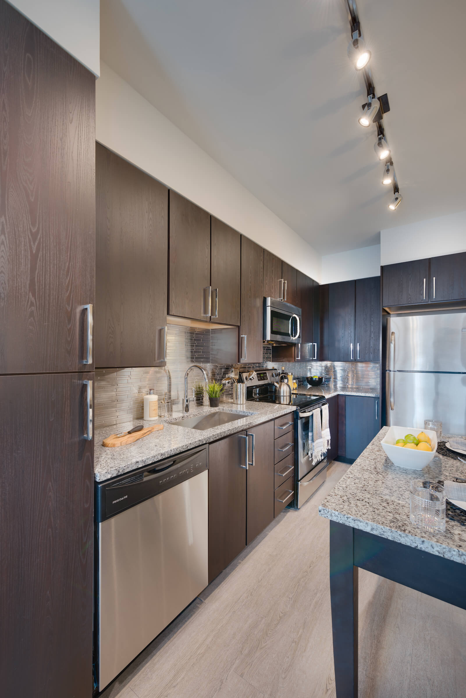 Open concept floor plans.